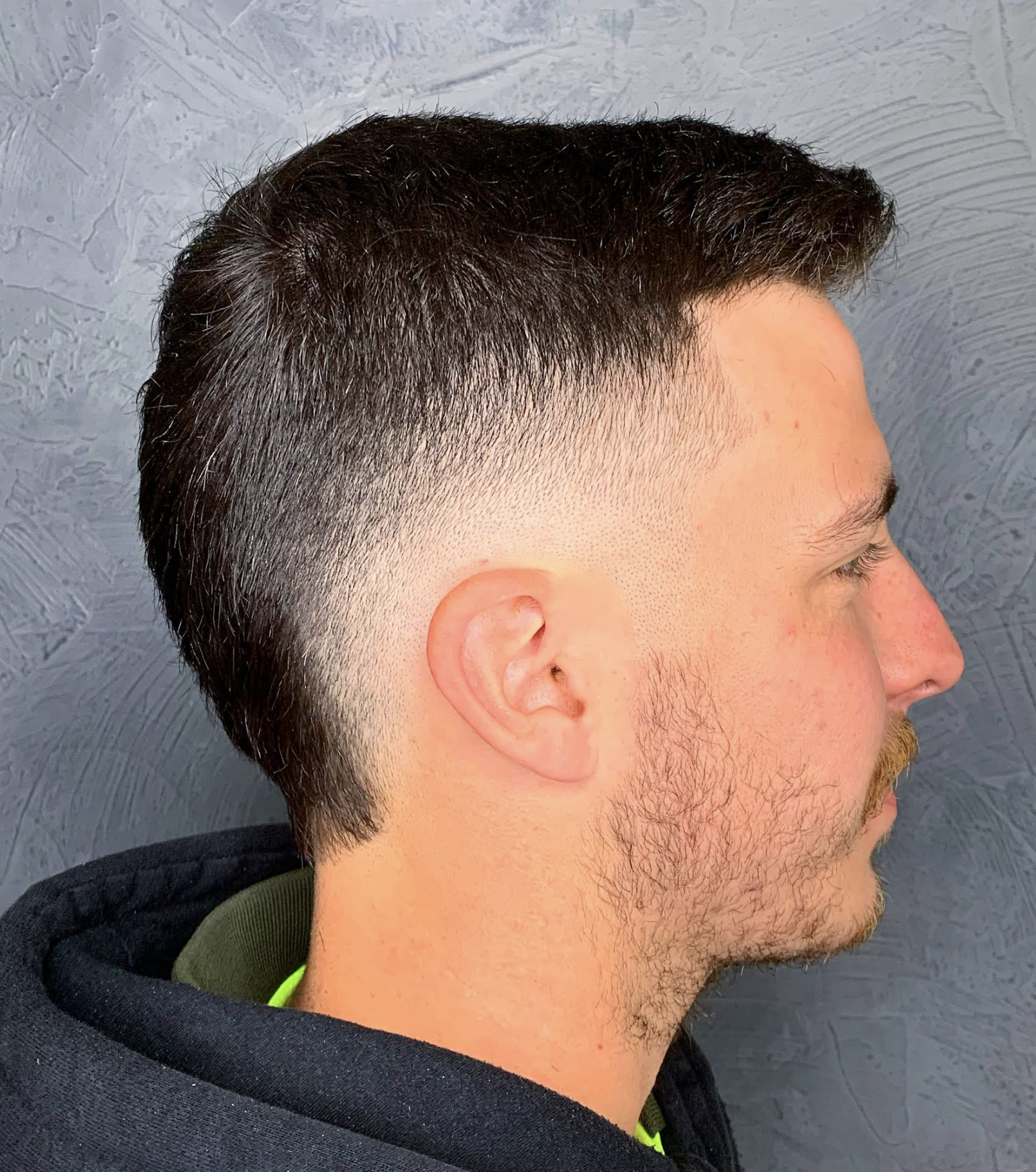 Barber Bros haircut finish 5